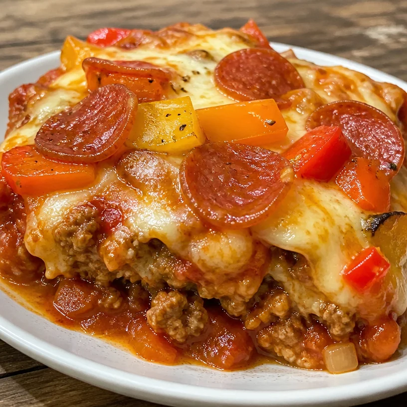 Healthy high protein low carb casserole packed with nutritious ingredients