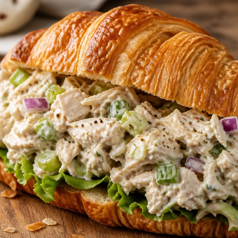Delicious chicken salad made with fresh ingredients and vibrant colors