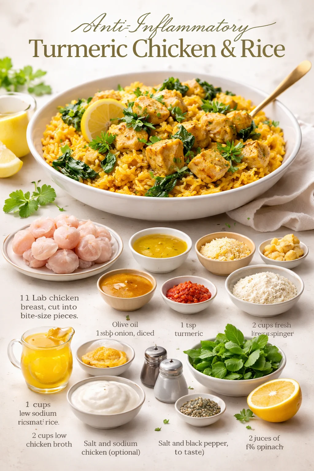 Anti-Inflammatory Turmeric Chicken & Rice