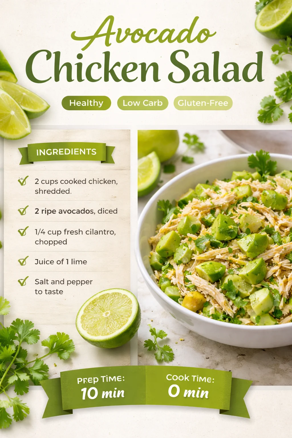 Avocado Chicken Salad