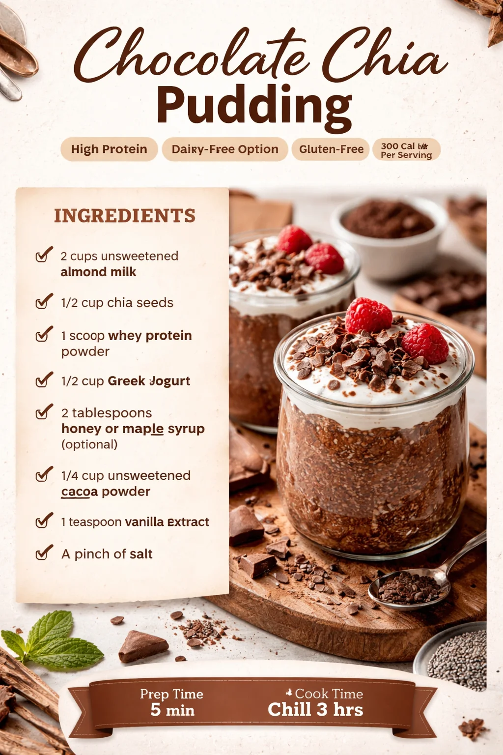 Chocolate Chia Pudding