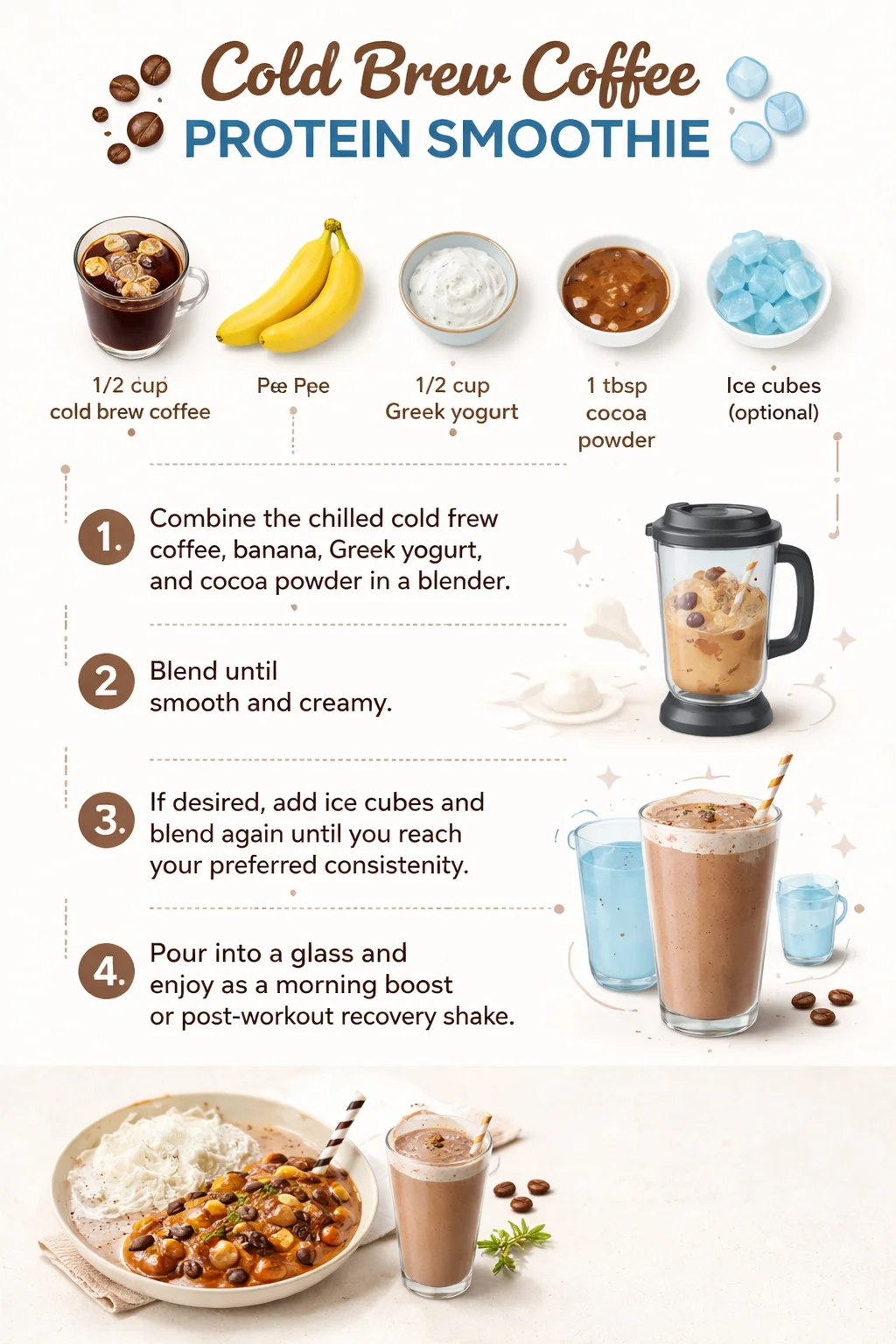 Cold Brew Coffee Protein Smoothie