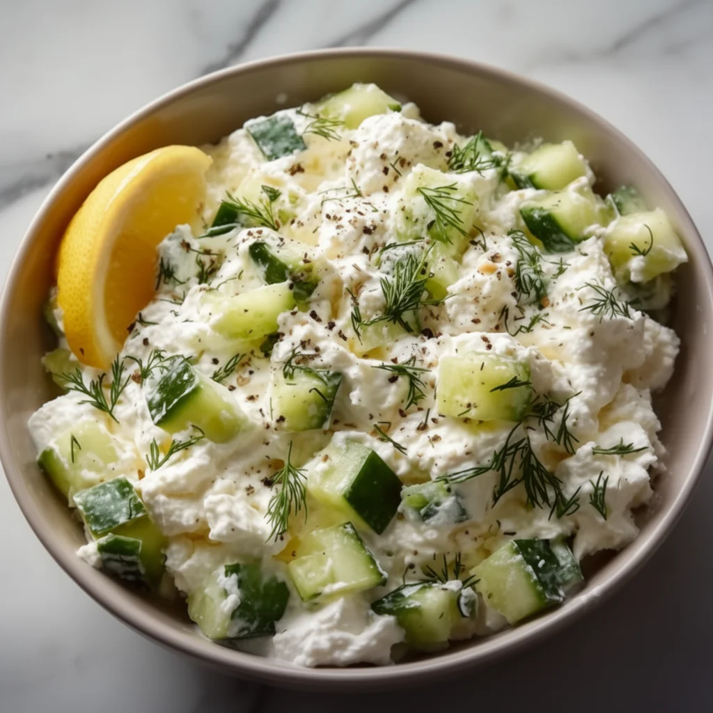 Cottage Cheese and Cucumber Salad