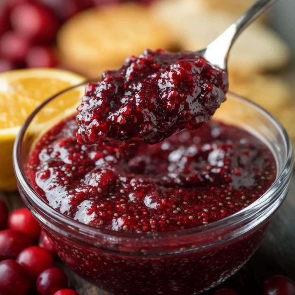 Cranberry Chia Sauce