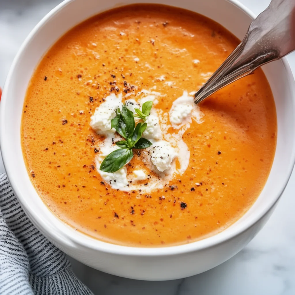 Creamy Cottage Cheese Tomato Soup
