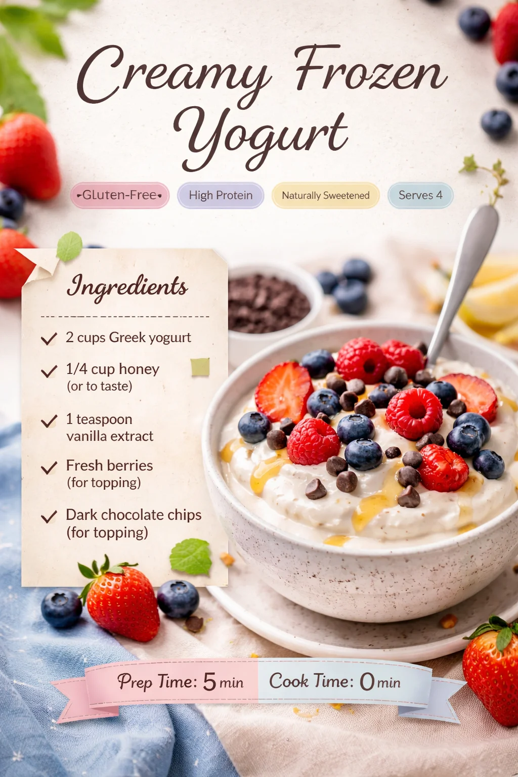 Creamy Frozen Yogurt