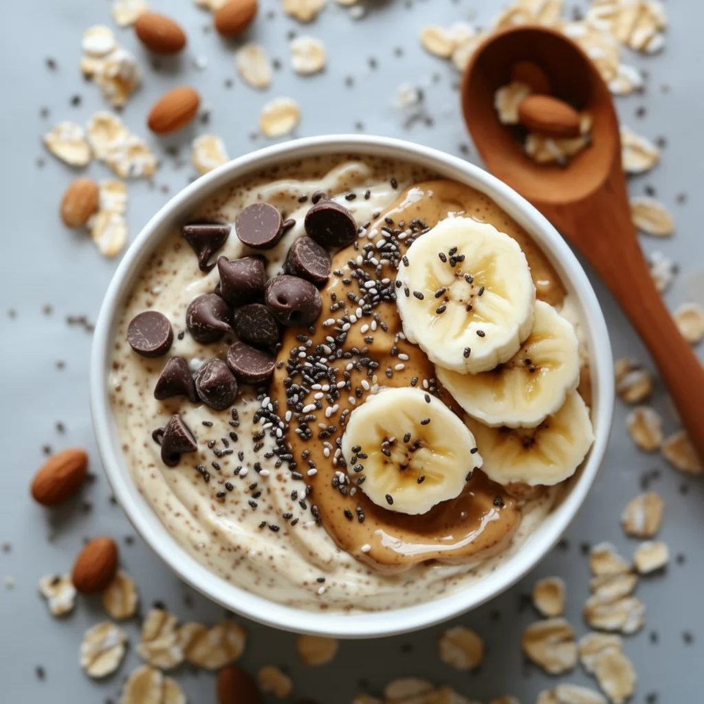 Delicious creamy Greek yogurt bowl with fresh fruits and nuts