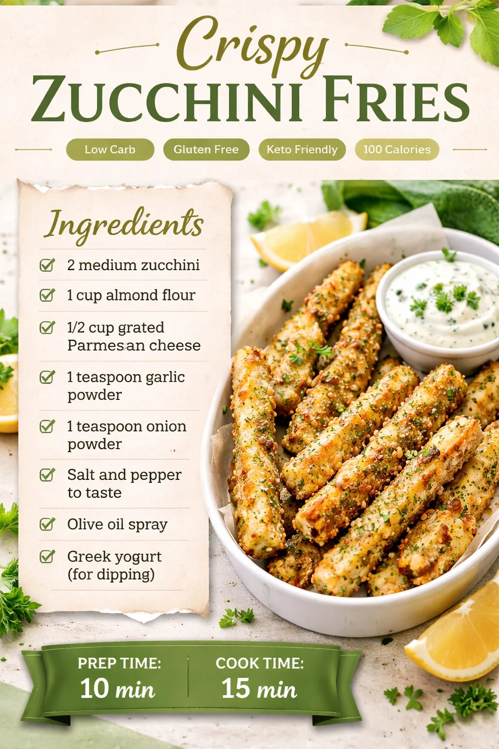 Crispy Zucchini Fries