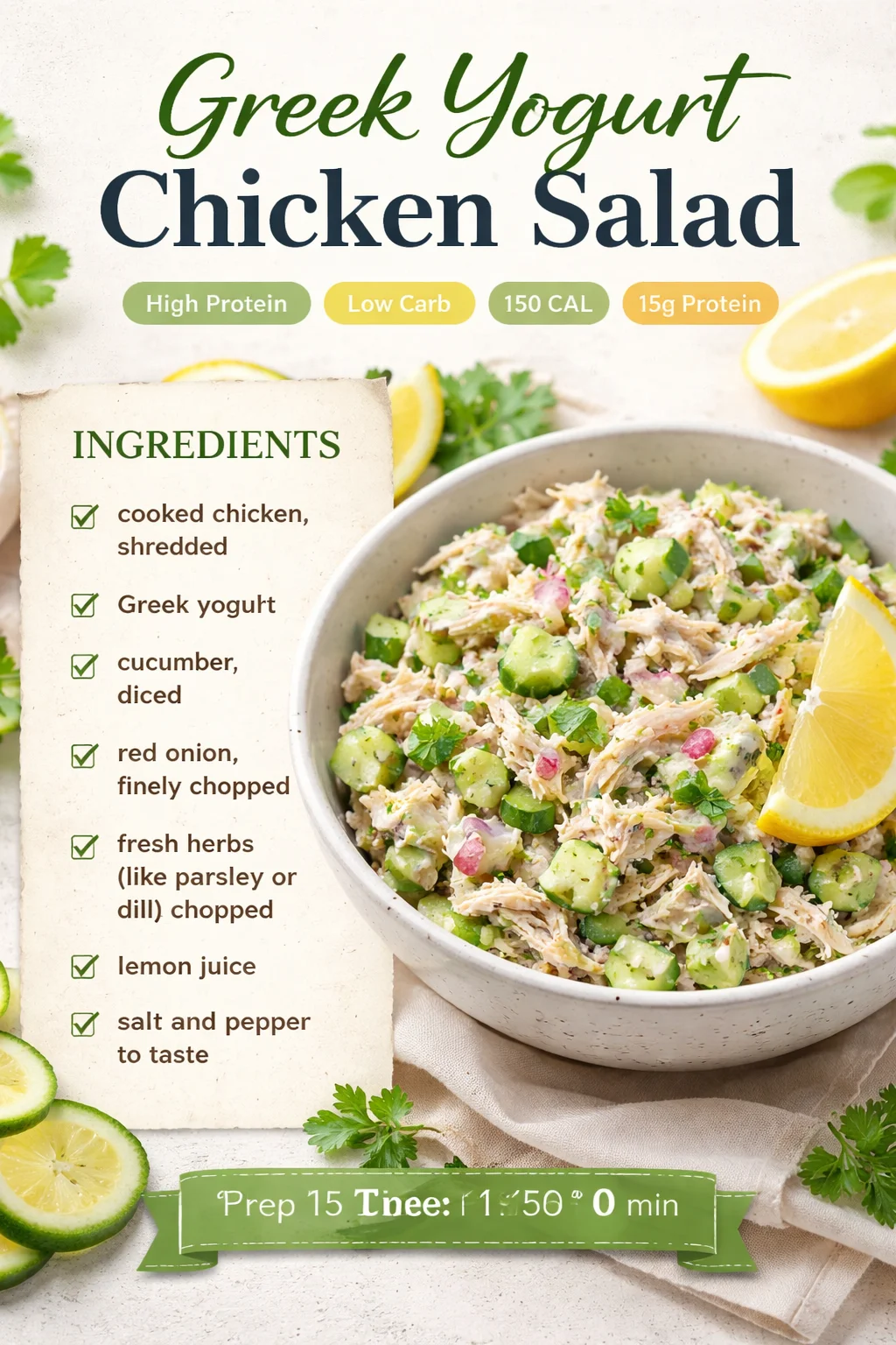 Greek Yogurt Chicken Salad