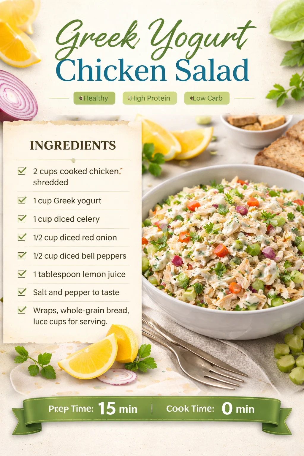 Greek Yogurt Chicken Salad