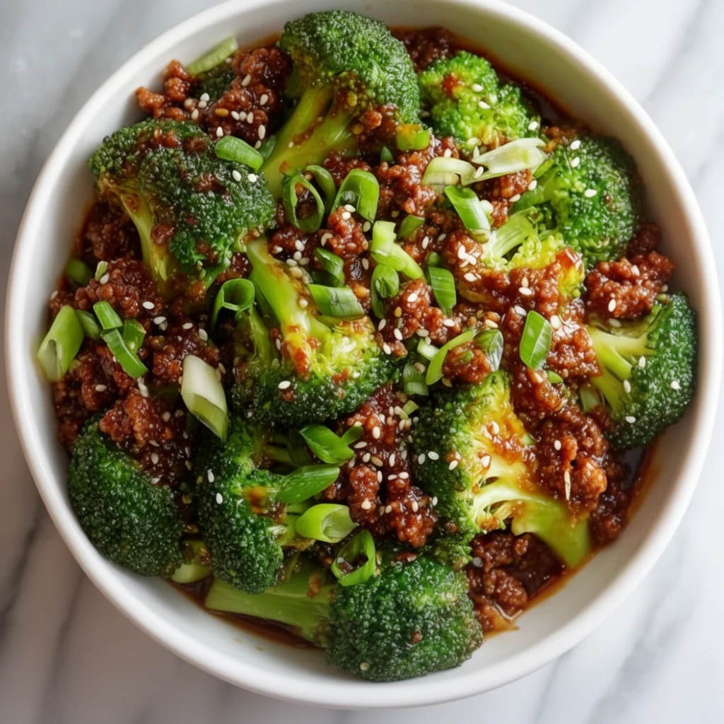 Ground Beef and Broccoli Stir Fry