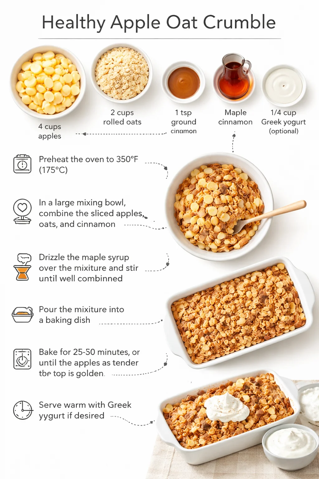 Healthy Apple Oat Crumble