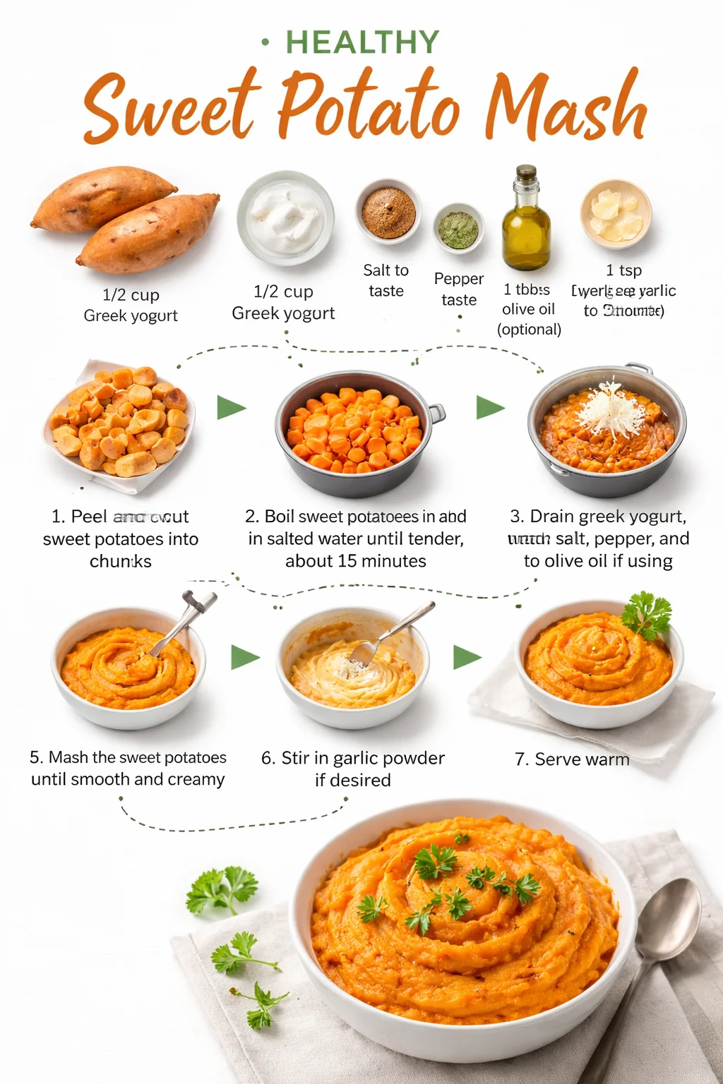 Healthy Sweet Potato Mash