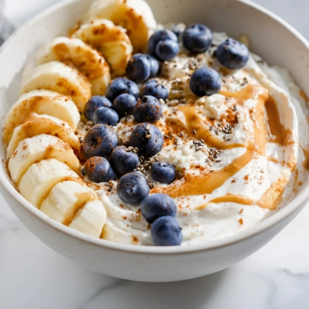 High Protein Cottage Cheese Breakfast Bowl