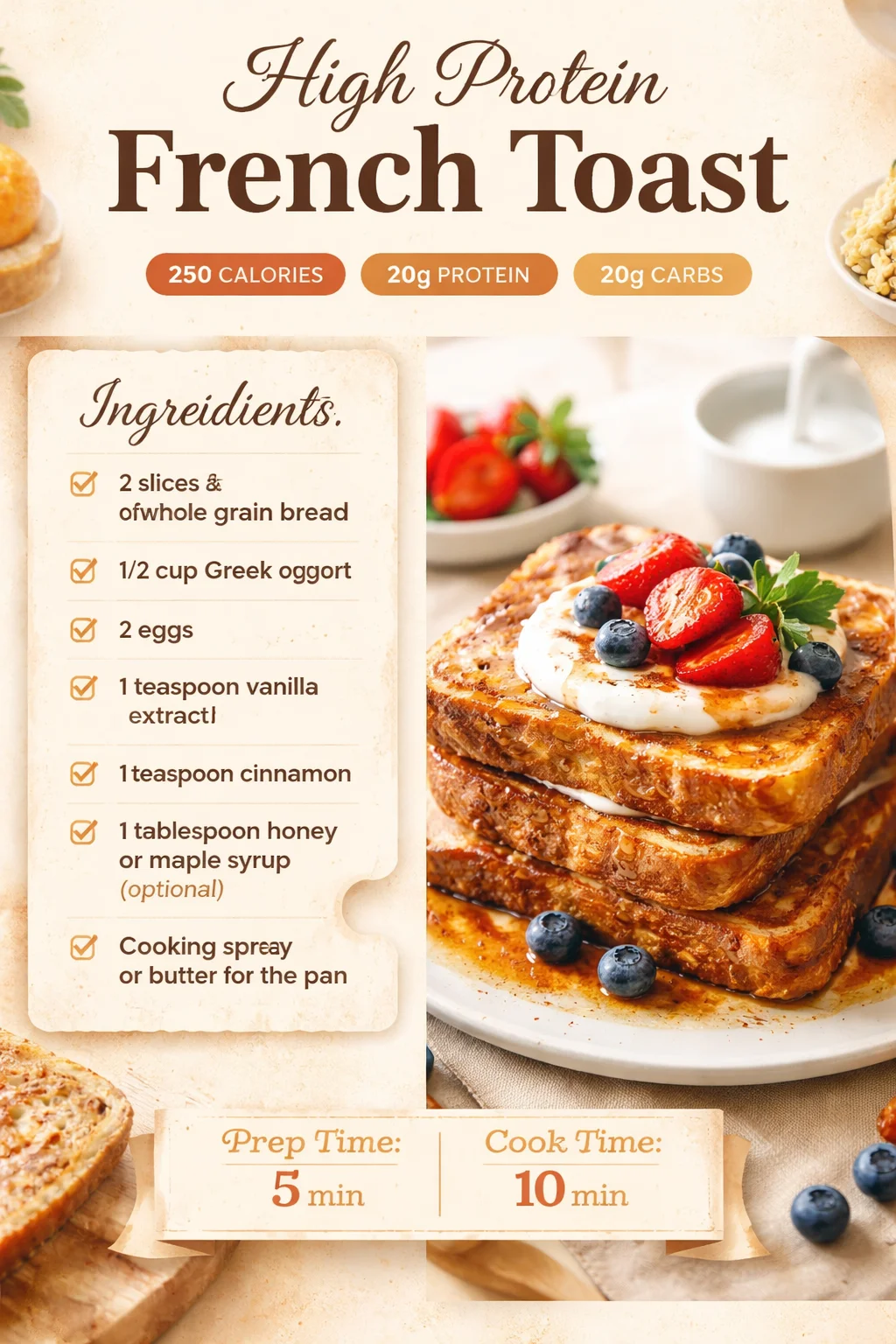 High Protein French Toast