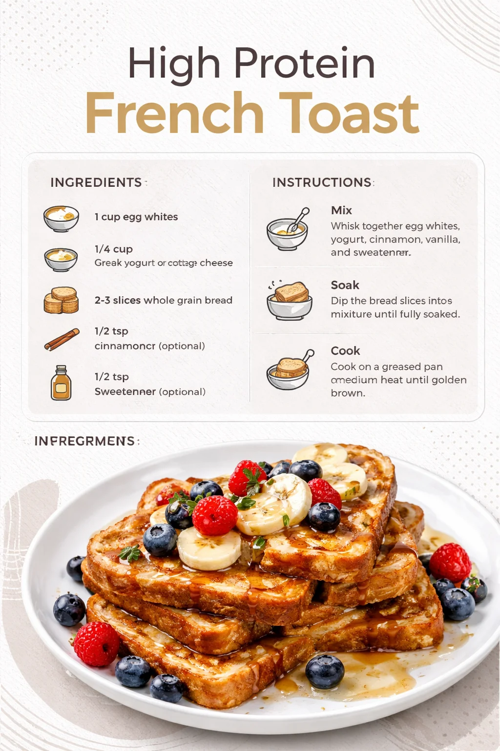 High Protein French Toast