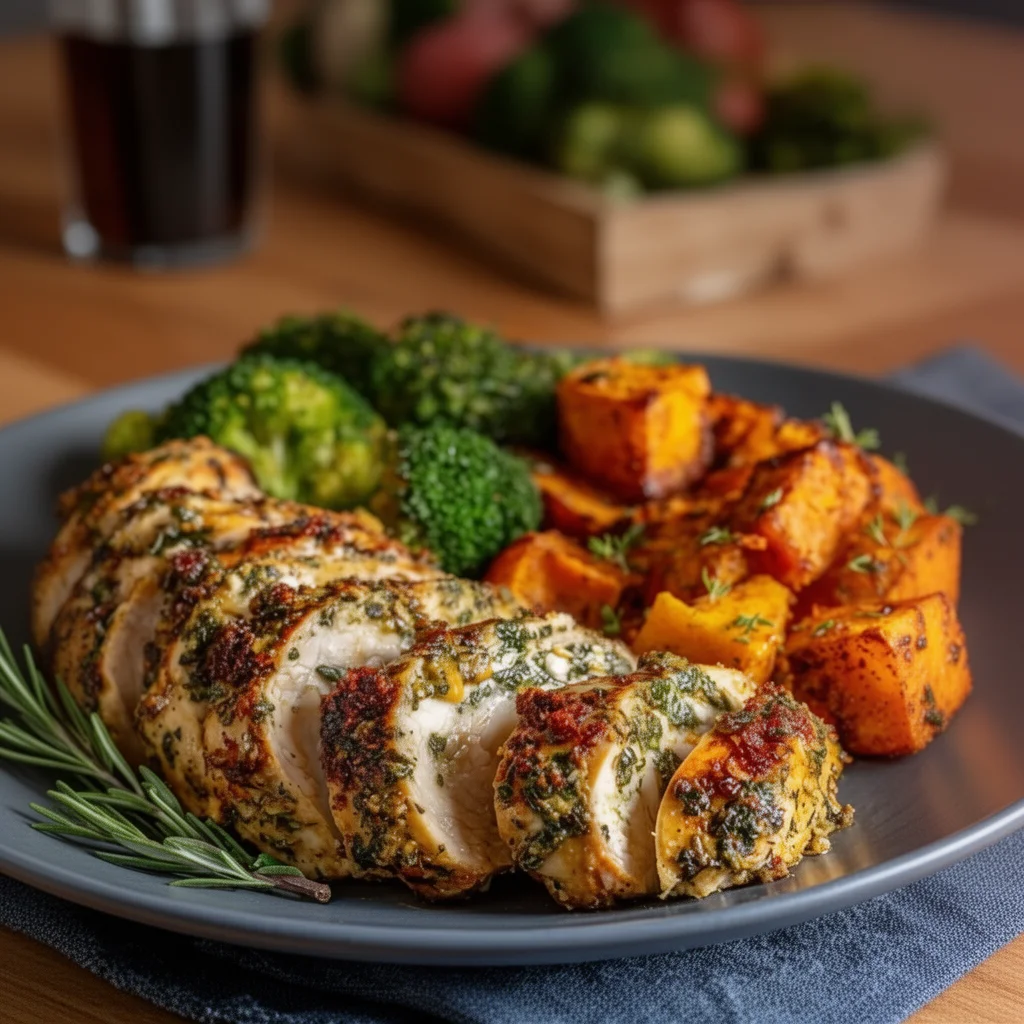 High-Protein Garlic Herb Baked Chicken