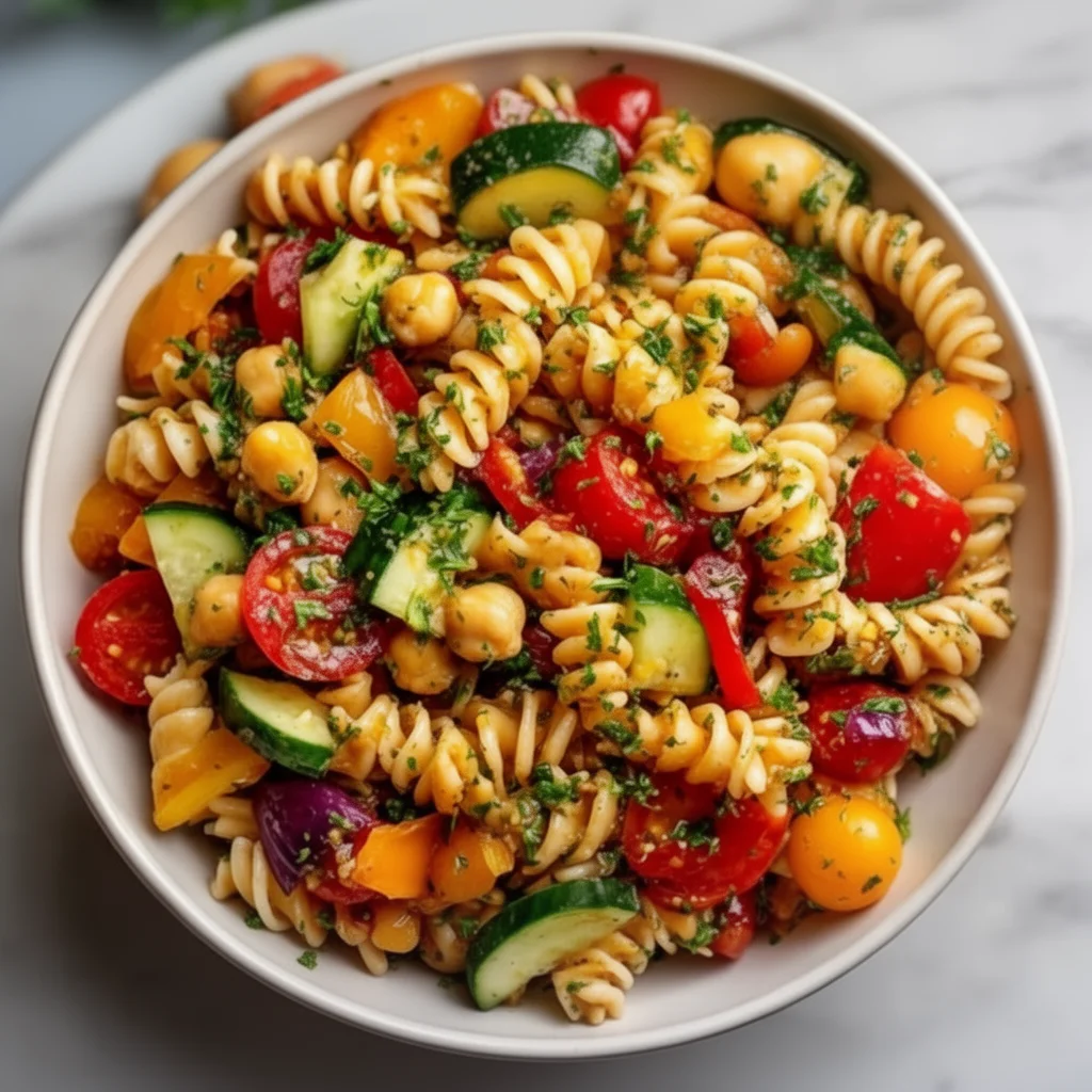High Protein Vegan Pasta Salad