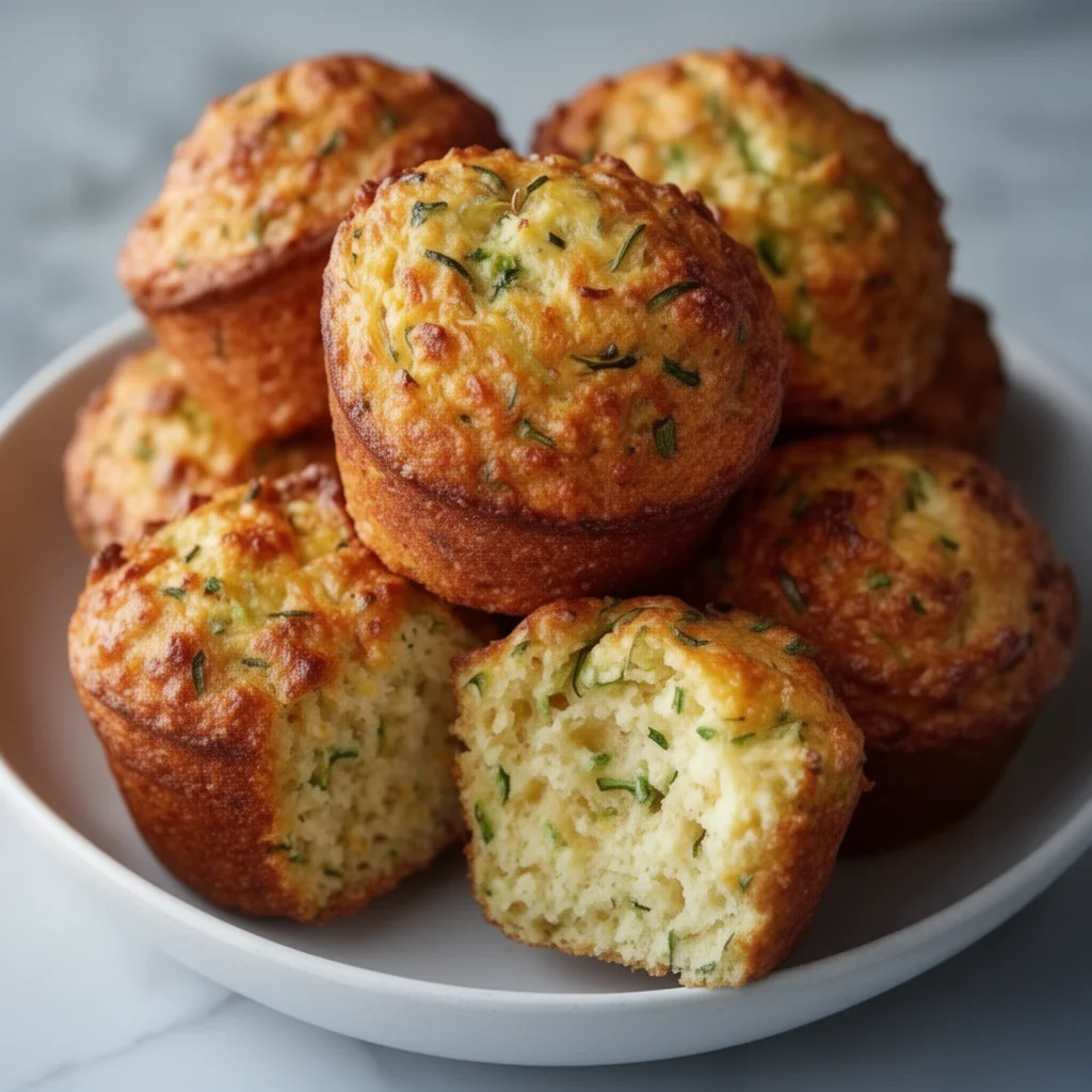 High Protein Zucchini Muffins
