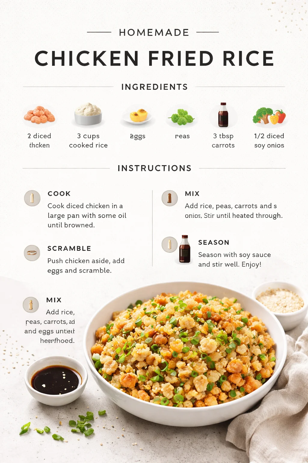 Homemade Chicken Fried Rice