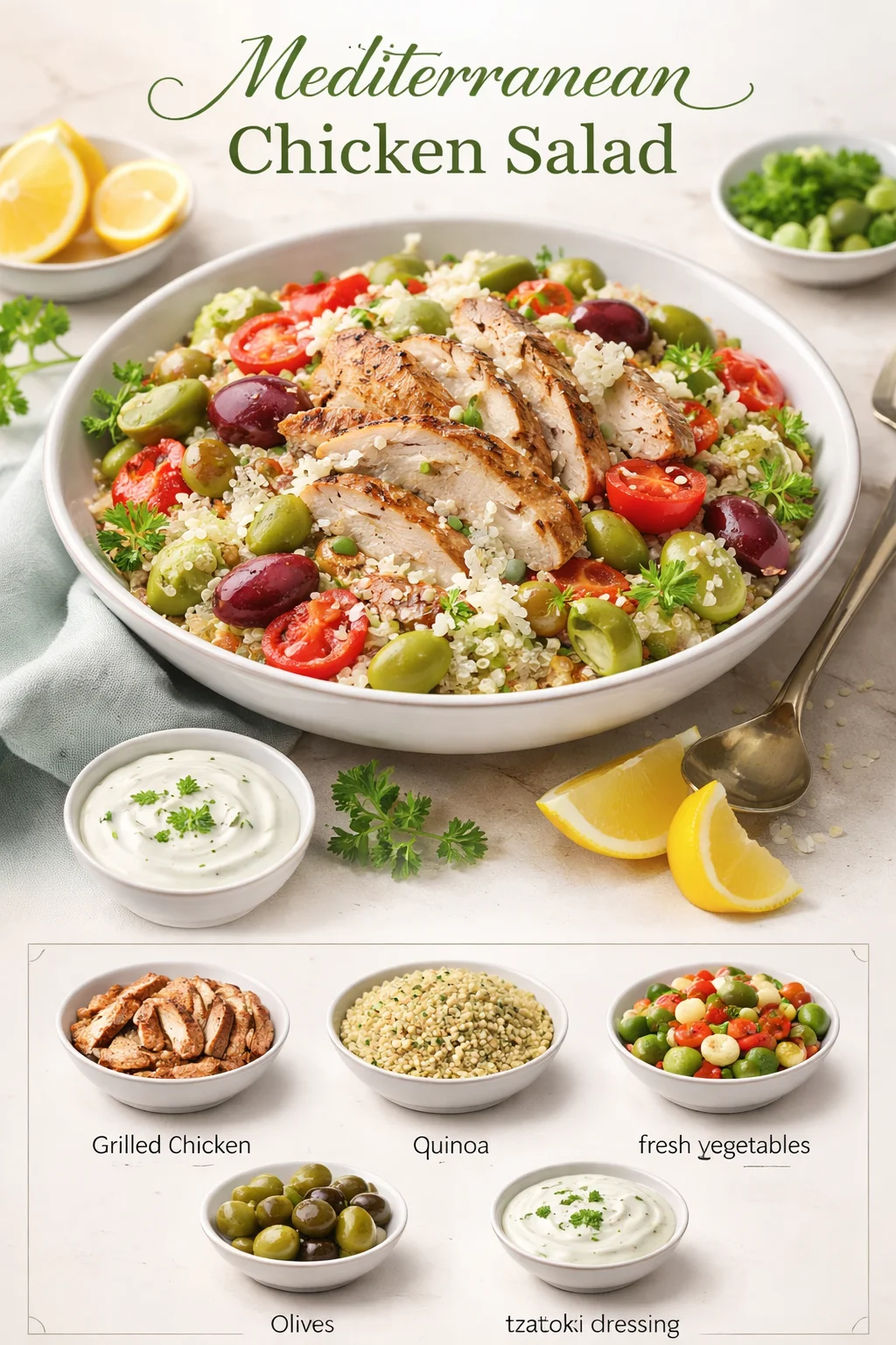 Mediterranean Chicken Salad