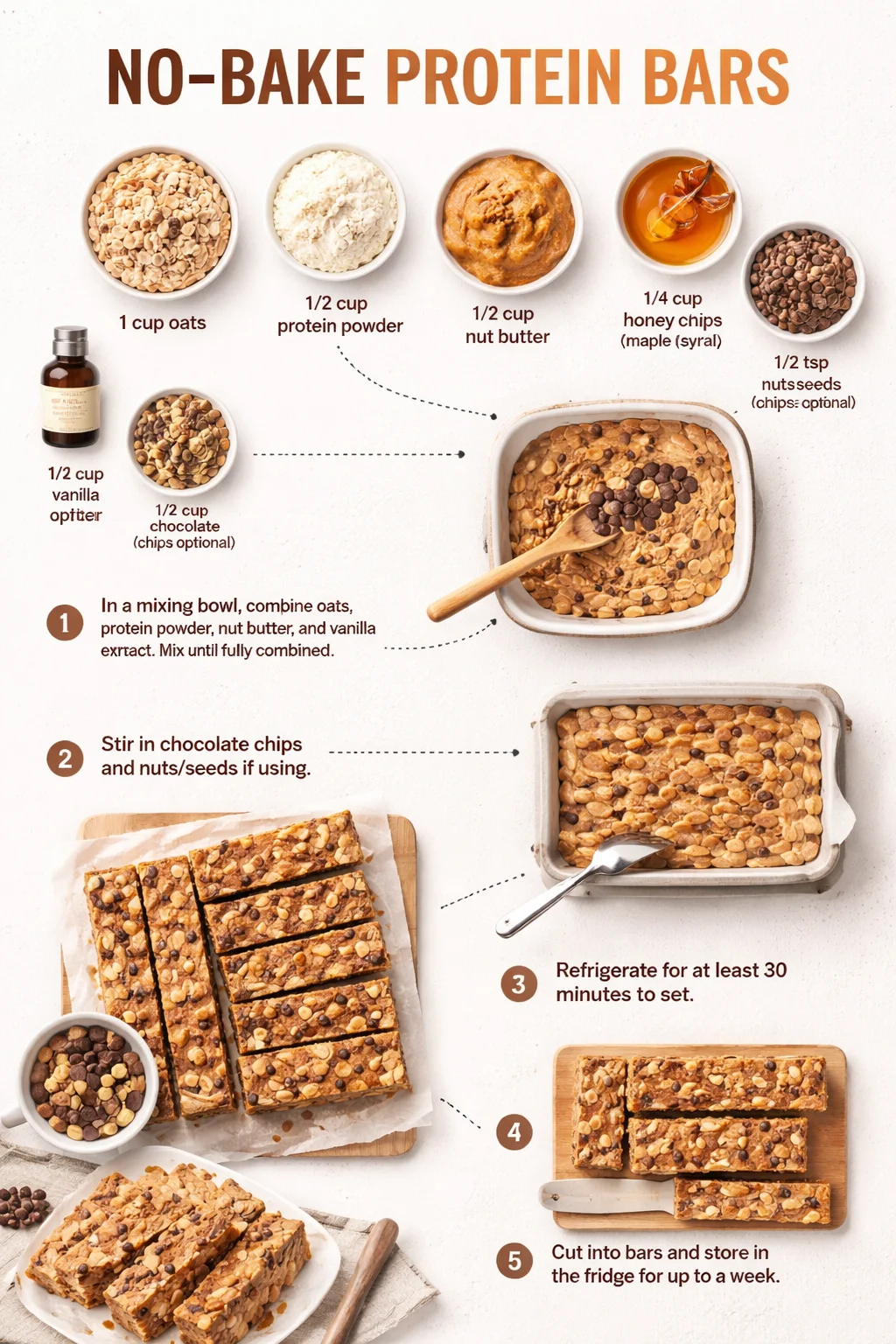 No-Bake Protein Bars