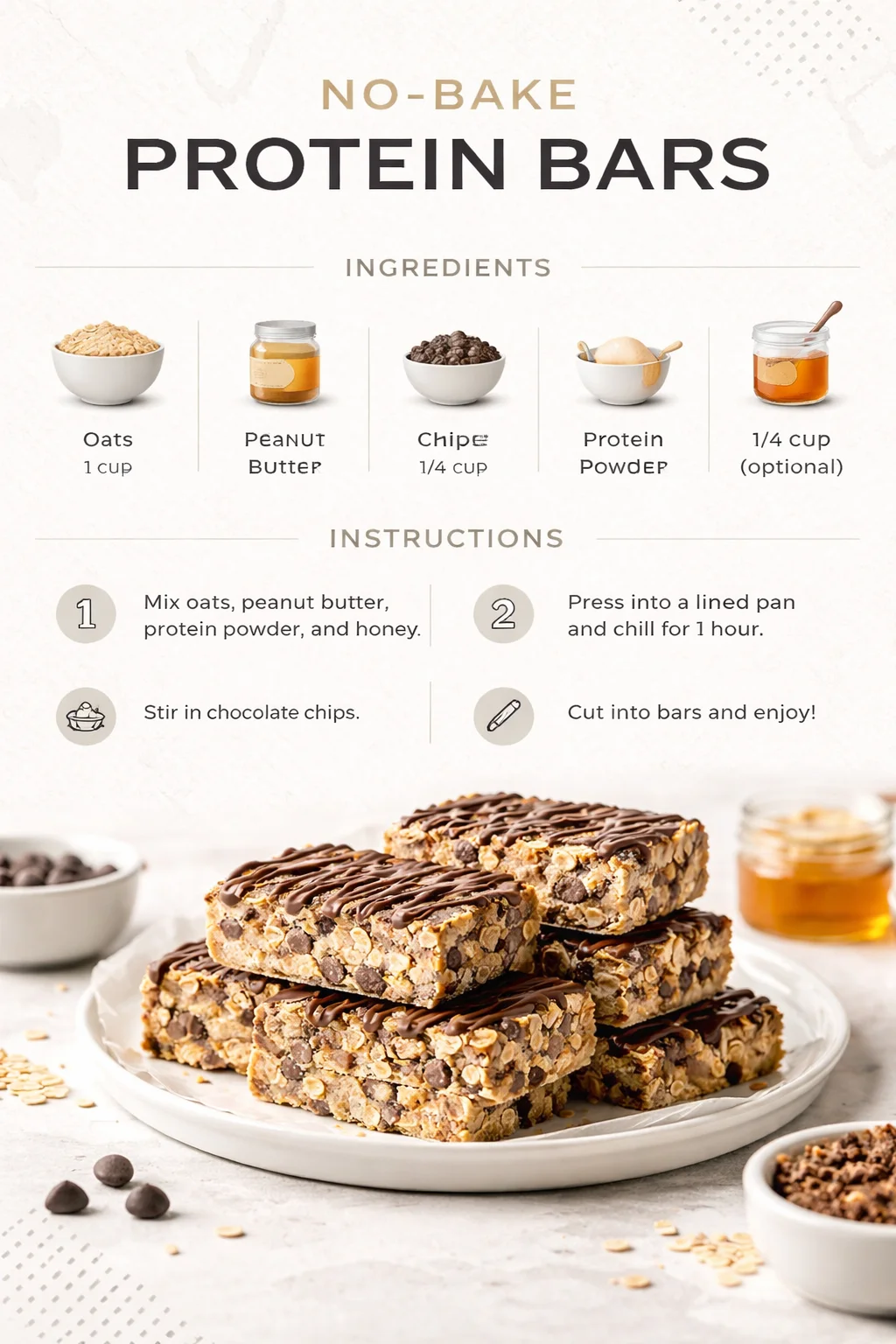 No-Bake Protein Bars