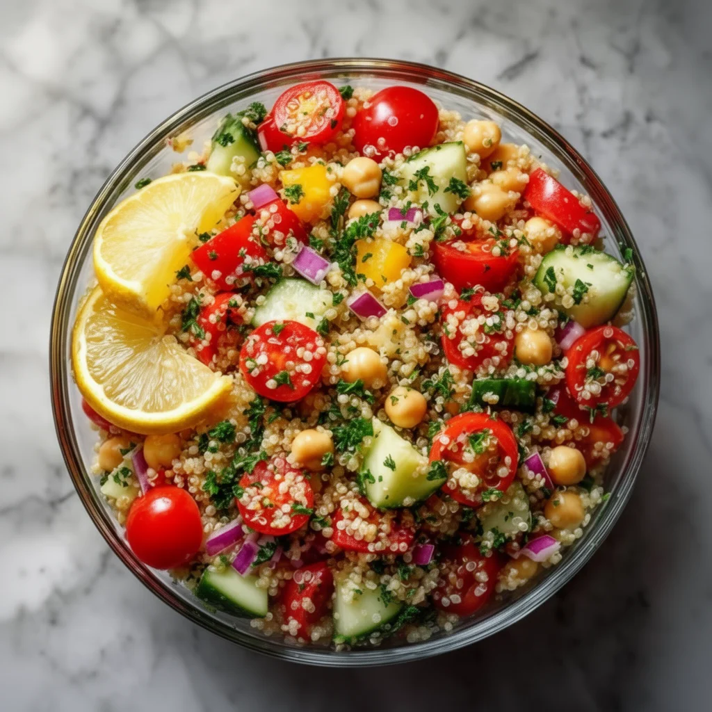 Quinoa Chickpea Salad
