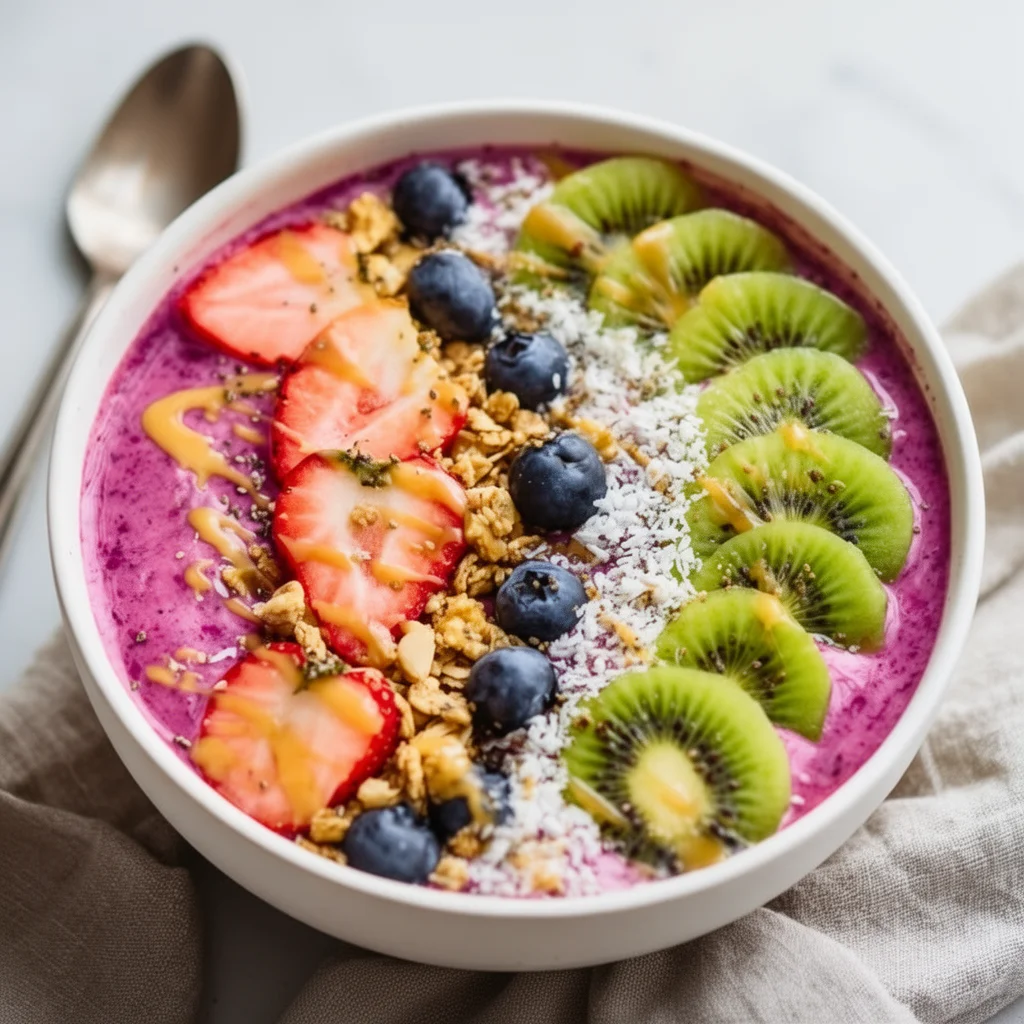 Tropical Berry Protein Smoothie Bowl