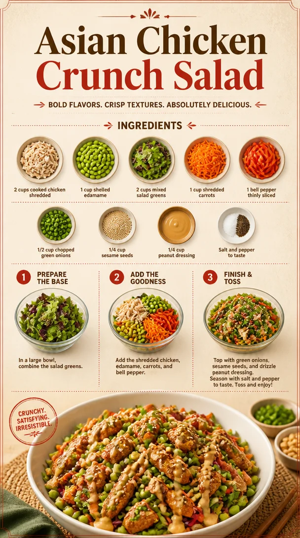 Asian Chicken Crunch Salad
