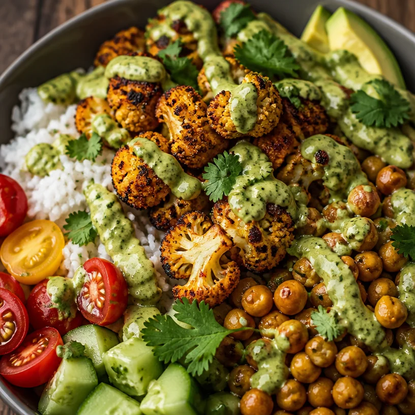 Cauliflower Shawarma Bowls