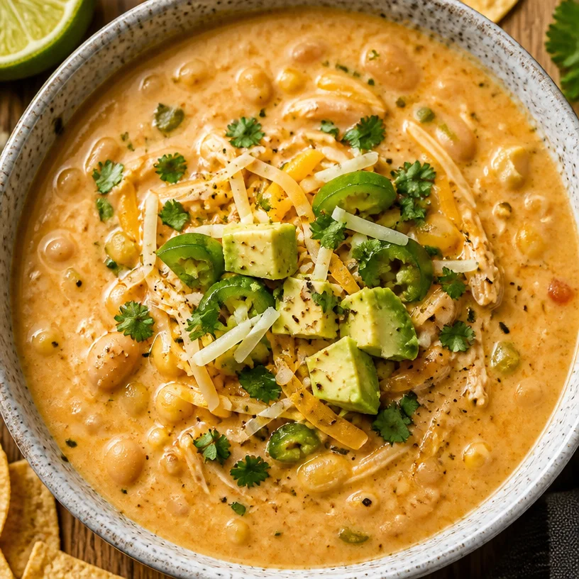 Healthy High Protein White Chicken Chili