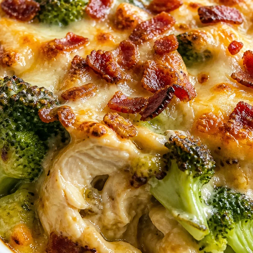 Healthy Low Carb Chicken Broccoli Casserole