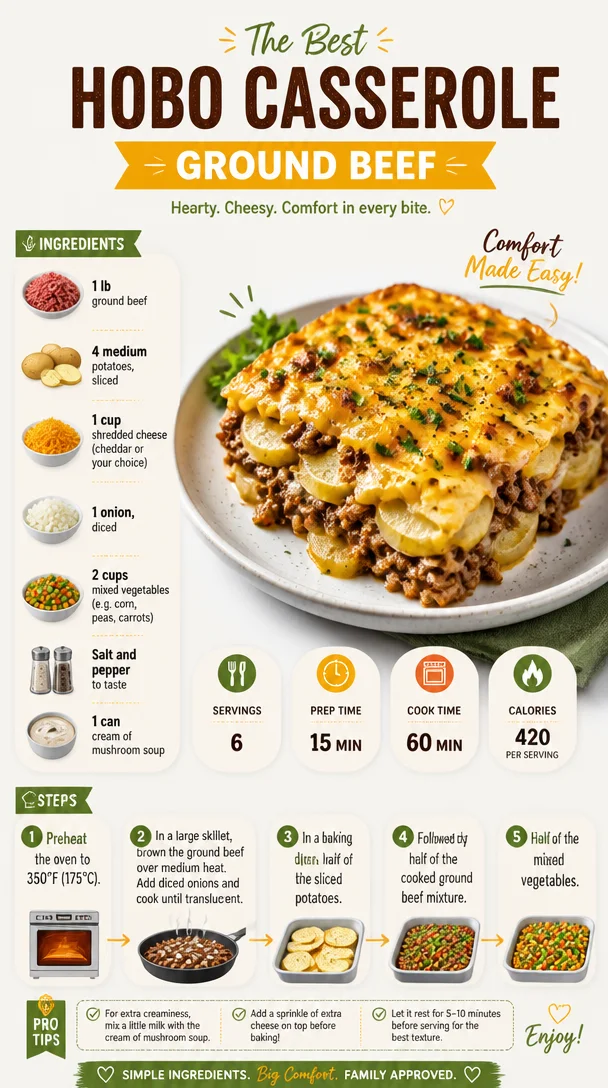 Hobo Casserole Ground Beef