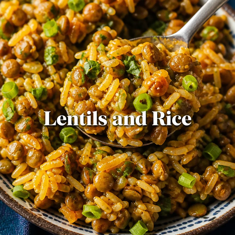 Mediterranean Lentils and Rice