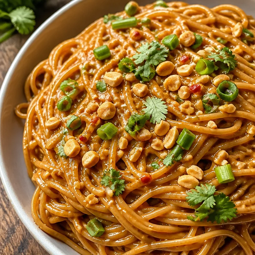 Spicy Peanut Butter Noodles