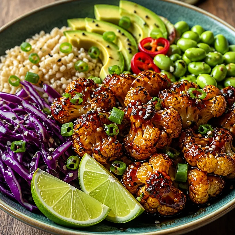Teriyaki Cauliflower Power Bowls