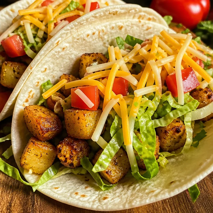 Vegan Potato Soft Tacos