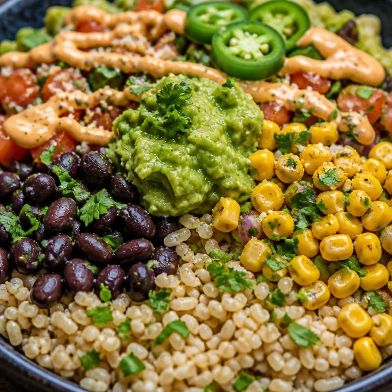 Delicious and protein-packed Vegan Burrito Bowl ready in 10 minutes
