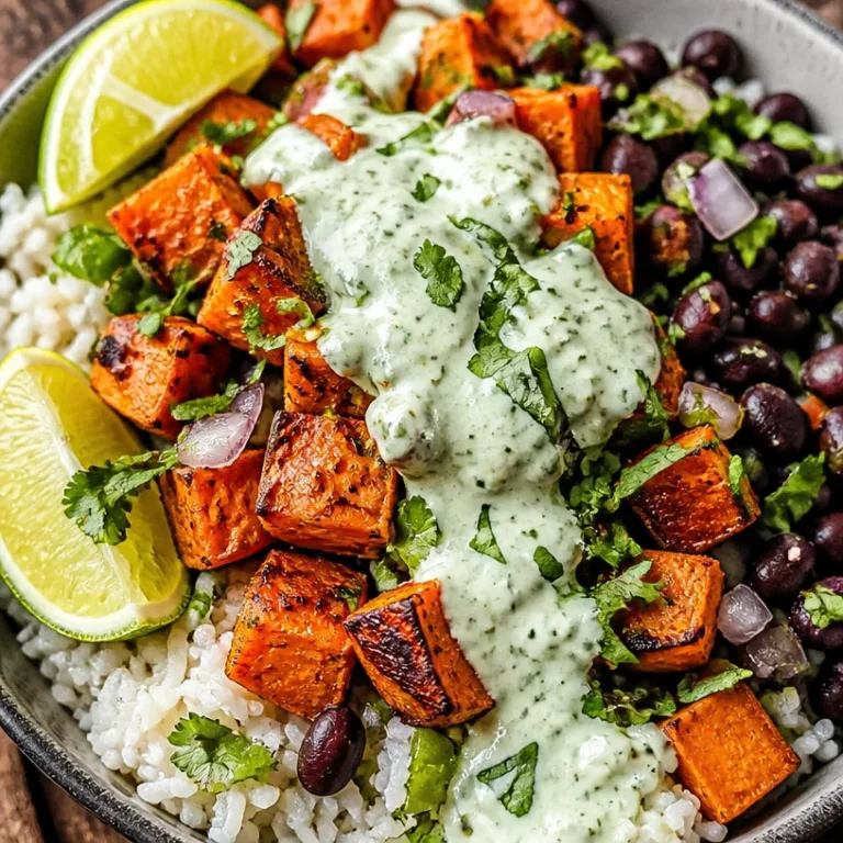Delicious black bean and rice bowl topped with fresh vegetables and herbs