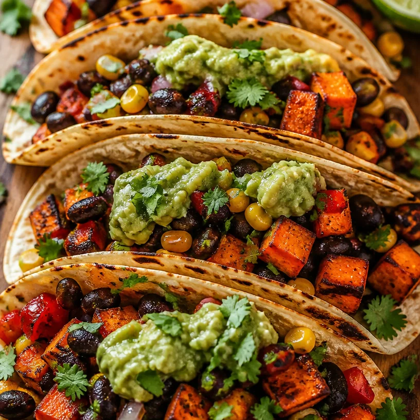 Black Bean Sweet Potato Tacos Recipe