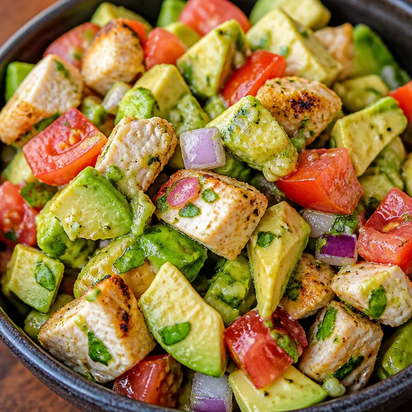 Creamy Avocado Chicken Salad