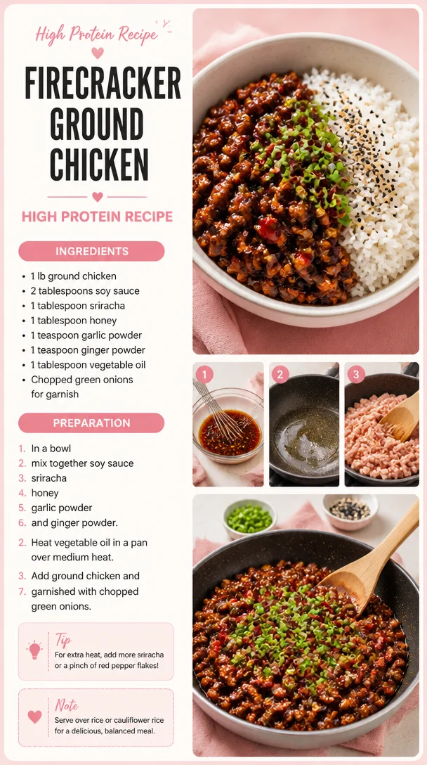 Firecracker Ground Chicken