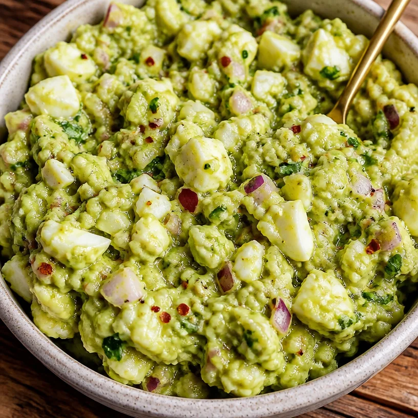 High Protein Avocado Egg Salad