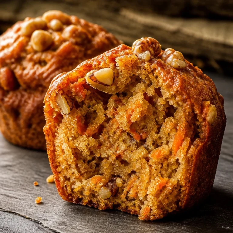 High protein carrot cake muffins baked and ready to enjoy