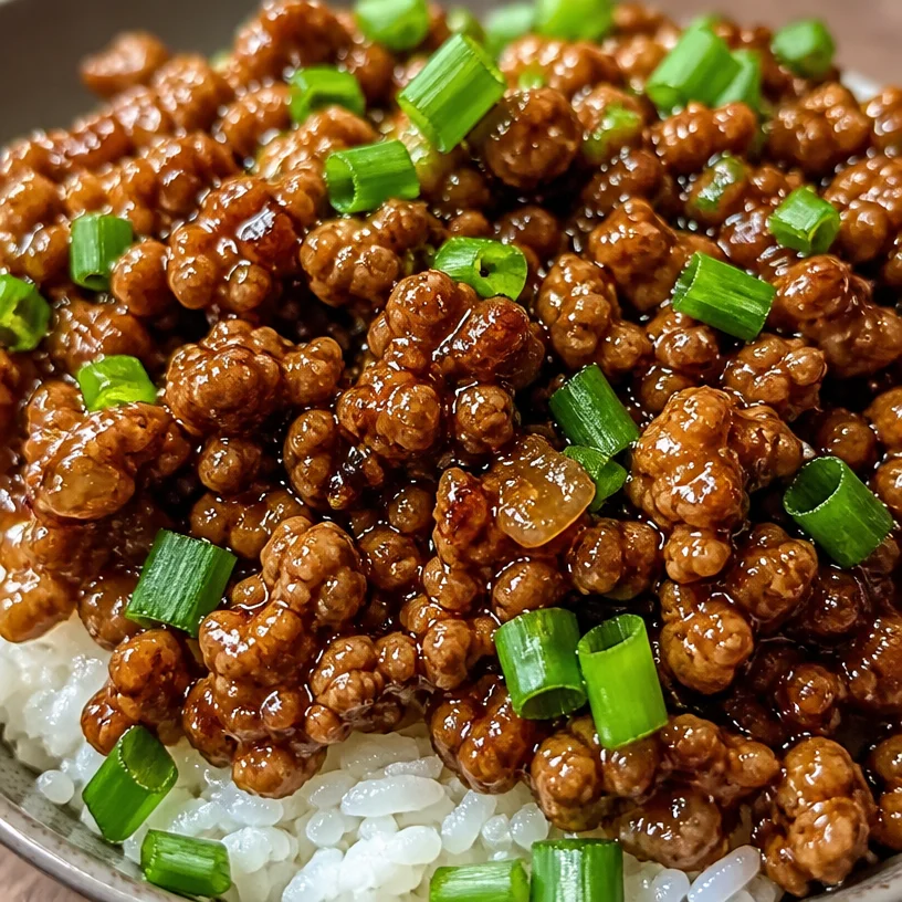 Honey Garlic Ground Turkey