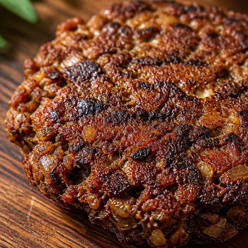 Vegan Mushroom Veggie Burger