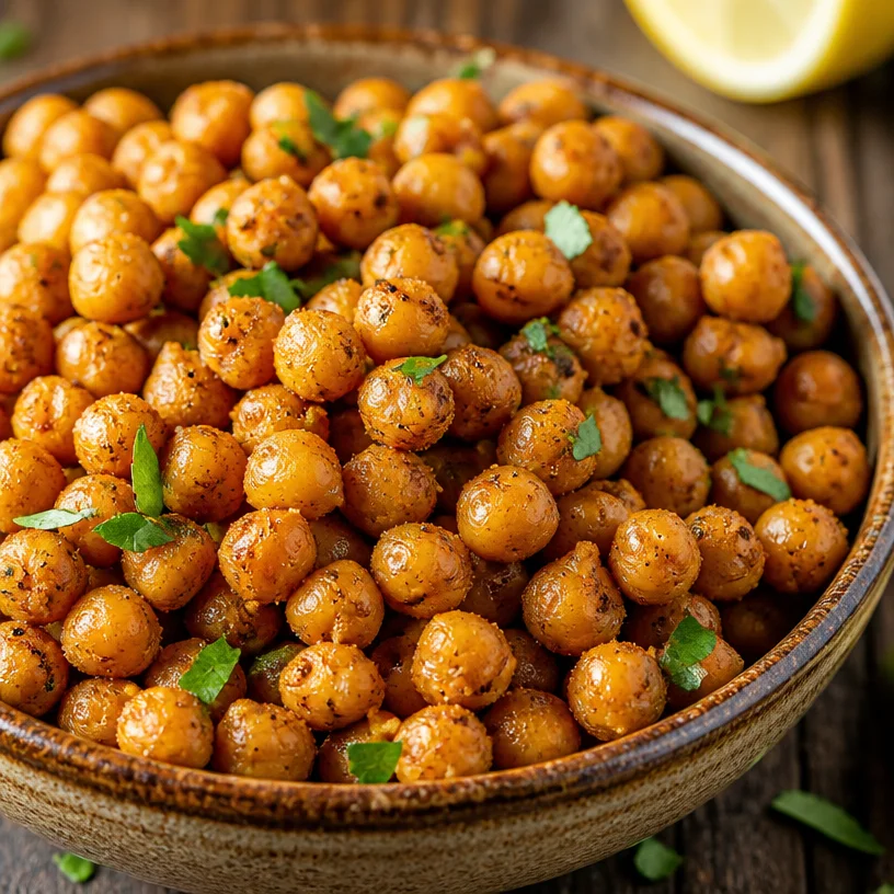 Variety of healthy chickpea snacks for a nutritious diet
