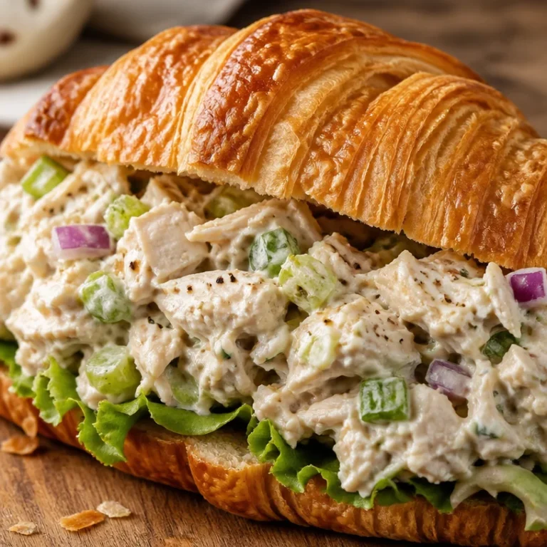 Delicious chicken salad made with fresh ingredients and vibrant colors