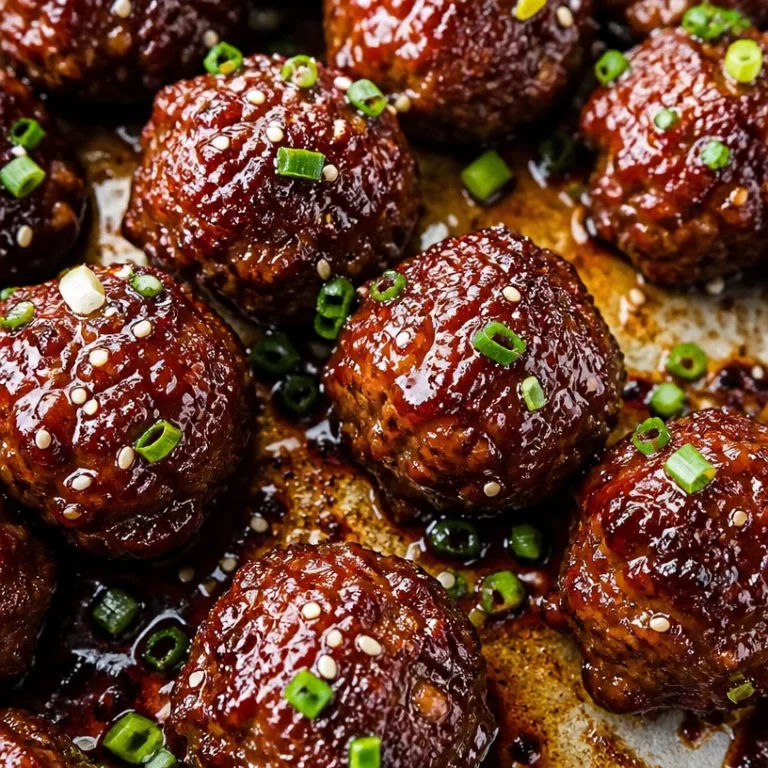 Delicious Korean BBQ meatballs served on a platter with dipping sauce